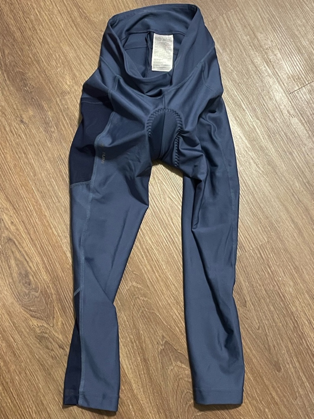 NWT Pearl Izumi Navy Blue Sugar Crop Padded Cycling Pants
